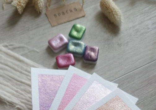 Quel papier choisir pour peindre avec mes aquarelles métallisées ?
