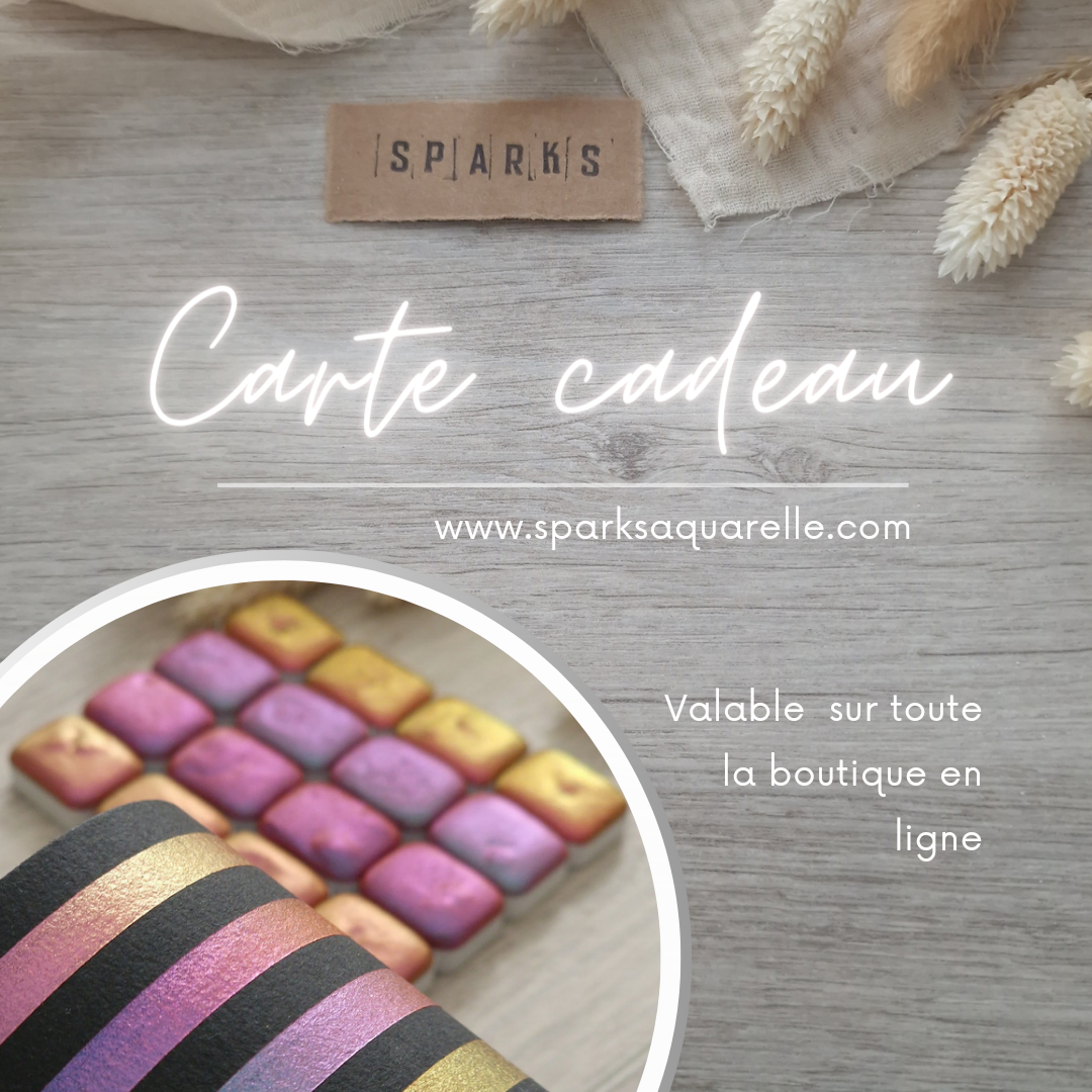 Carte cadeau aquarelle