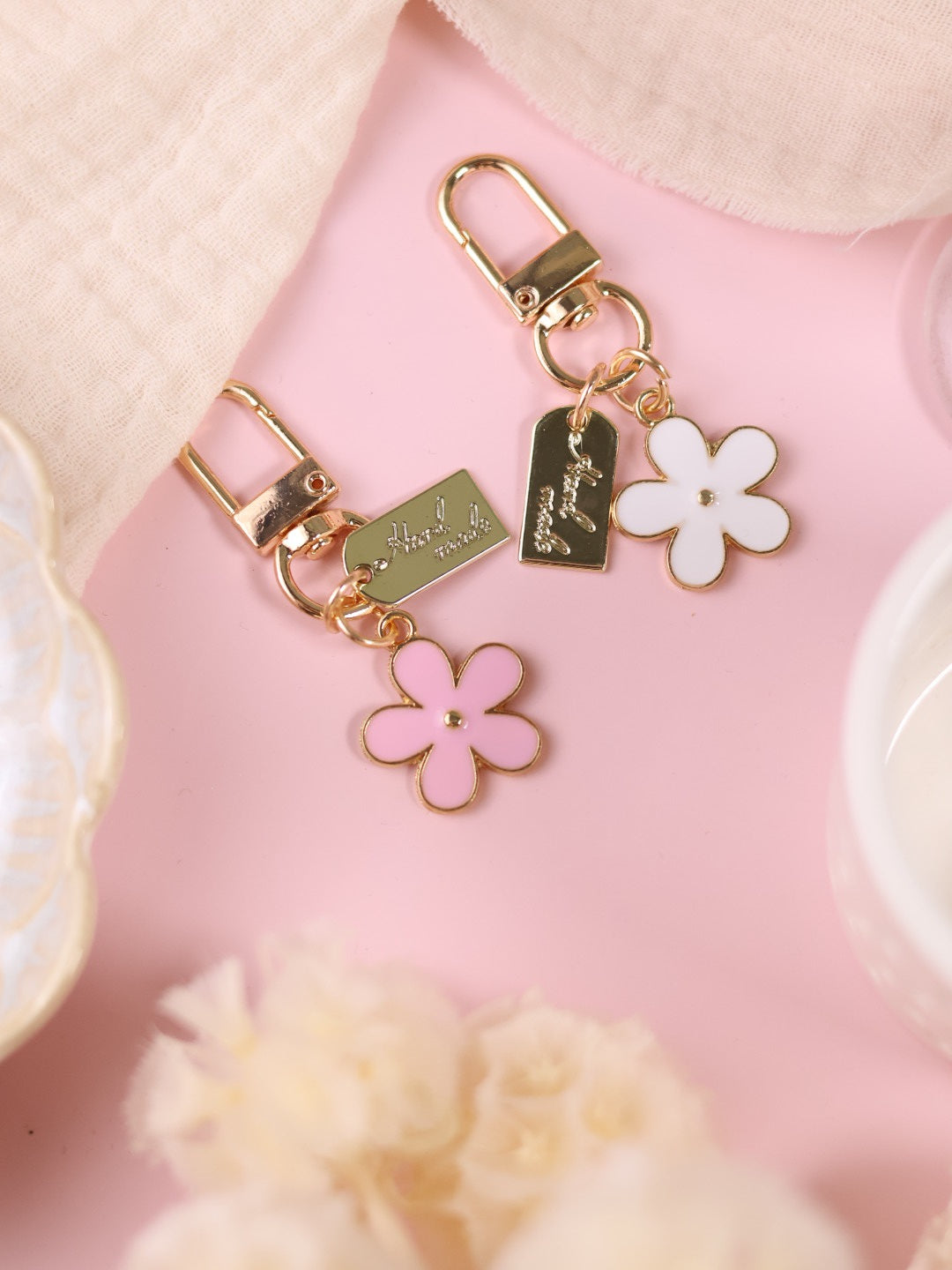 Porte clé fleur
