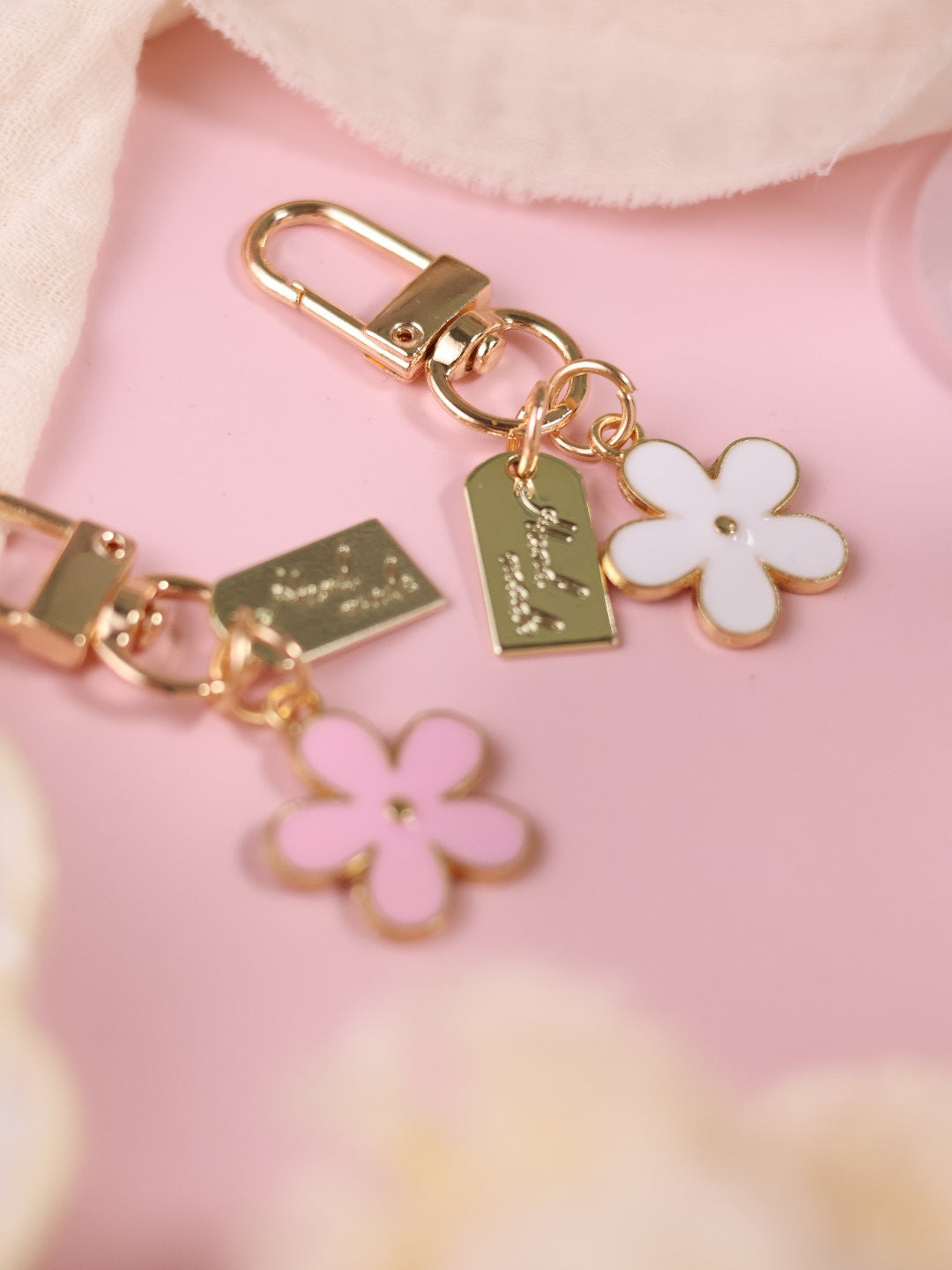 Porte clé fleur