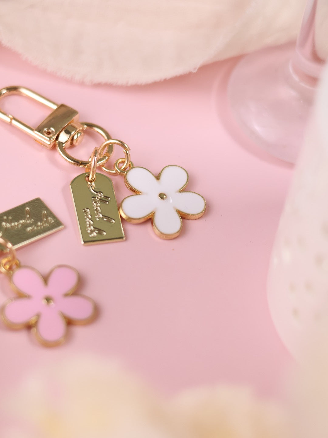 Porte clé fleur