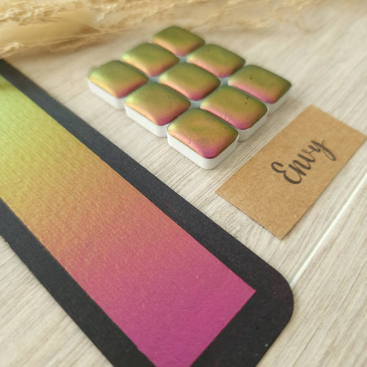 Envy - Quart de godet d'aquarelle super caméléon