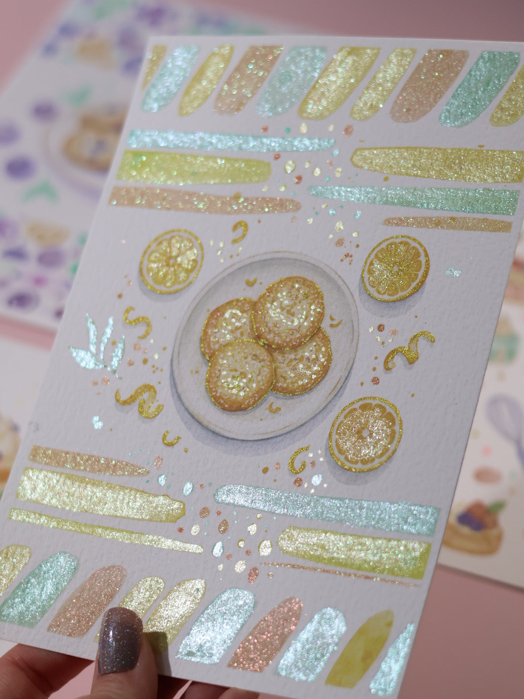 Collection Candy :  illustrations à pailleter