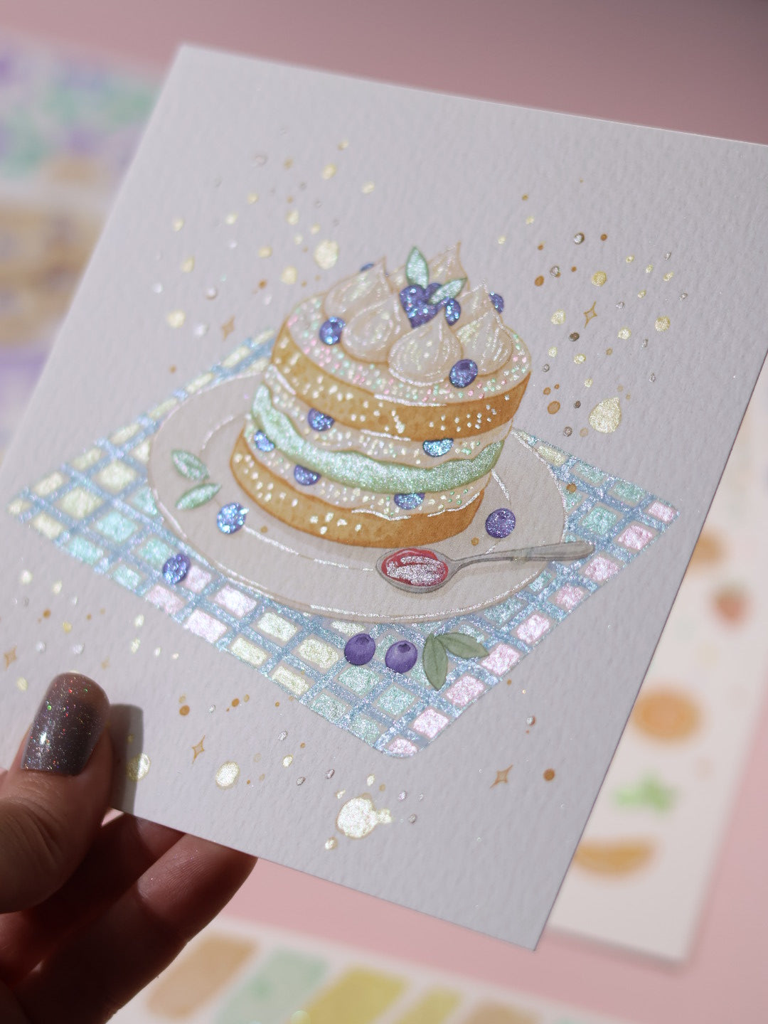 Collection Candy :  illustrations à pailleter