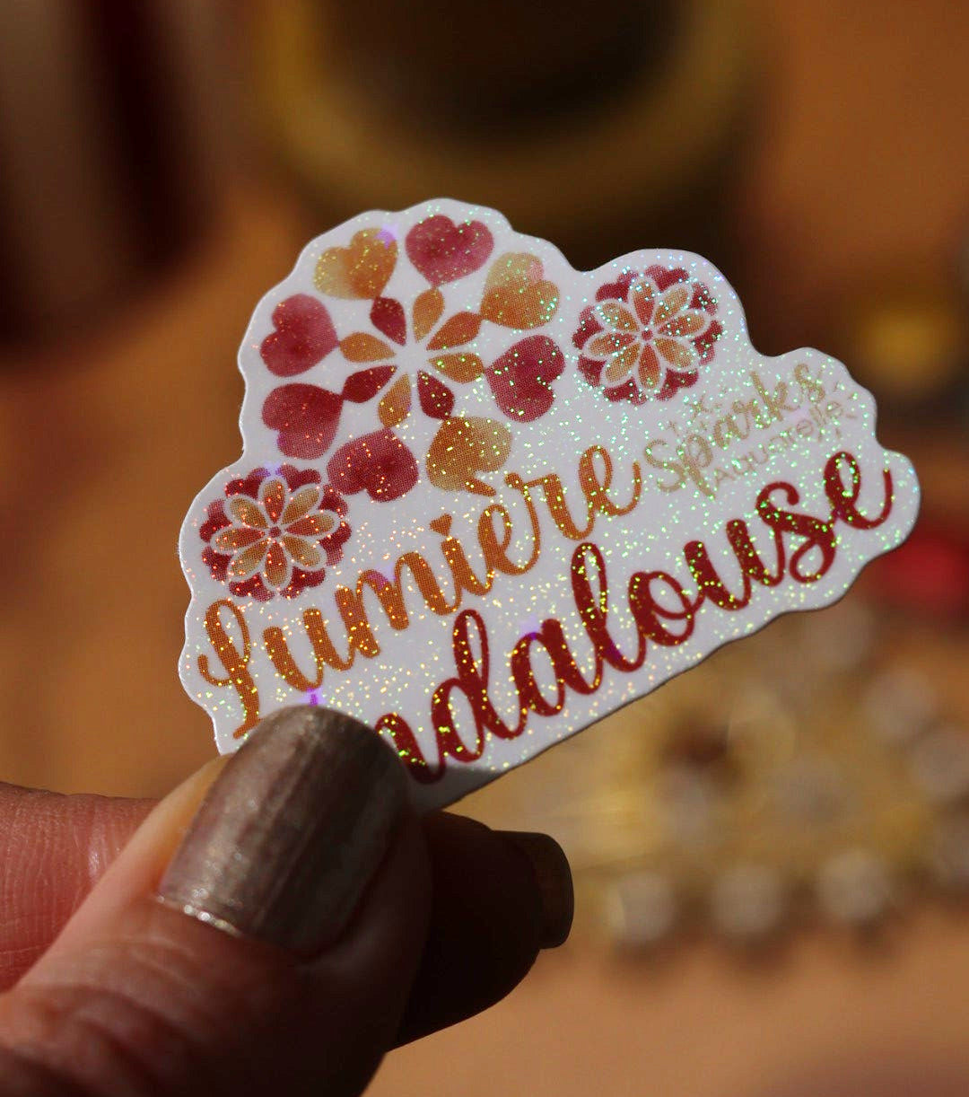 Sticker pailleté pour palette d’aquarelle ✨- décoration palette peinture artistique