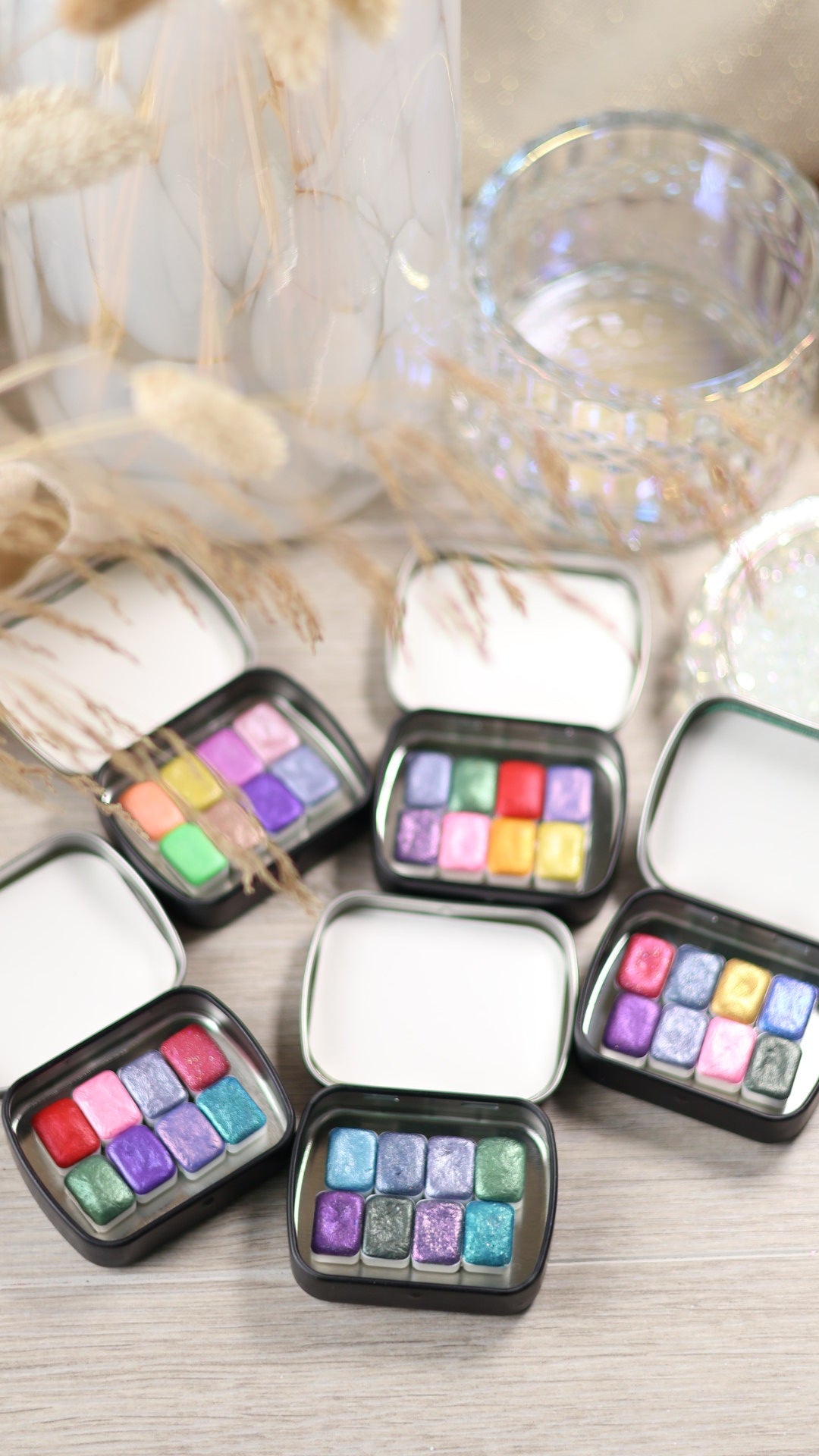 Palette d'aquarelles surprise - Assortiment de 8 mini godets