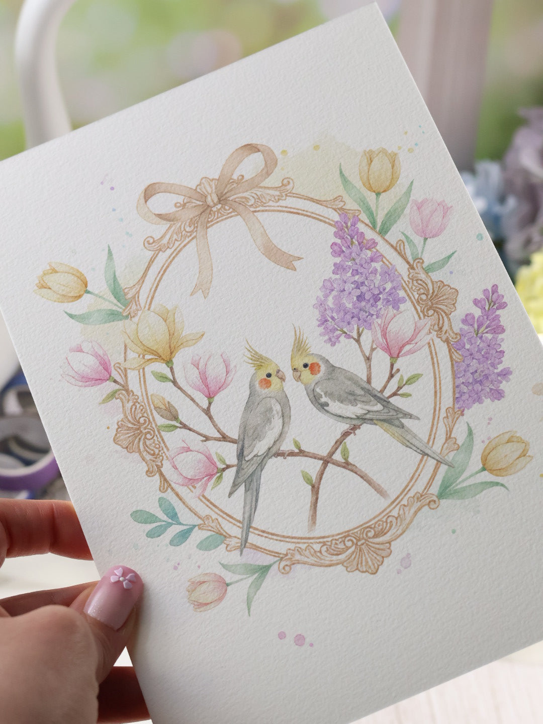 Collection Flânerie à Kensington :  illustrations à pailleter