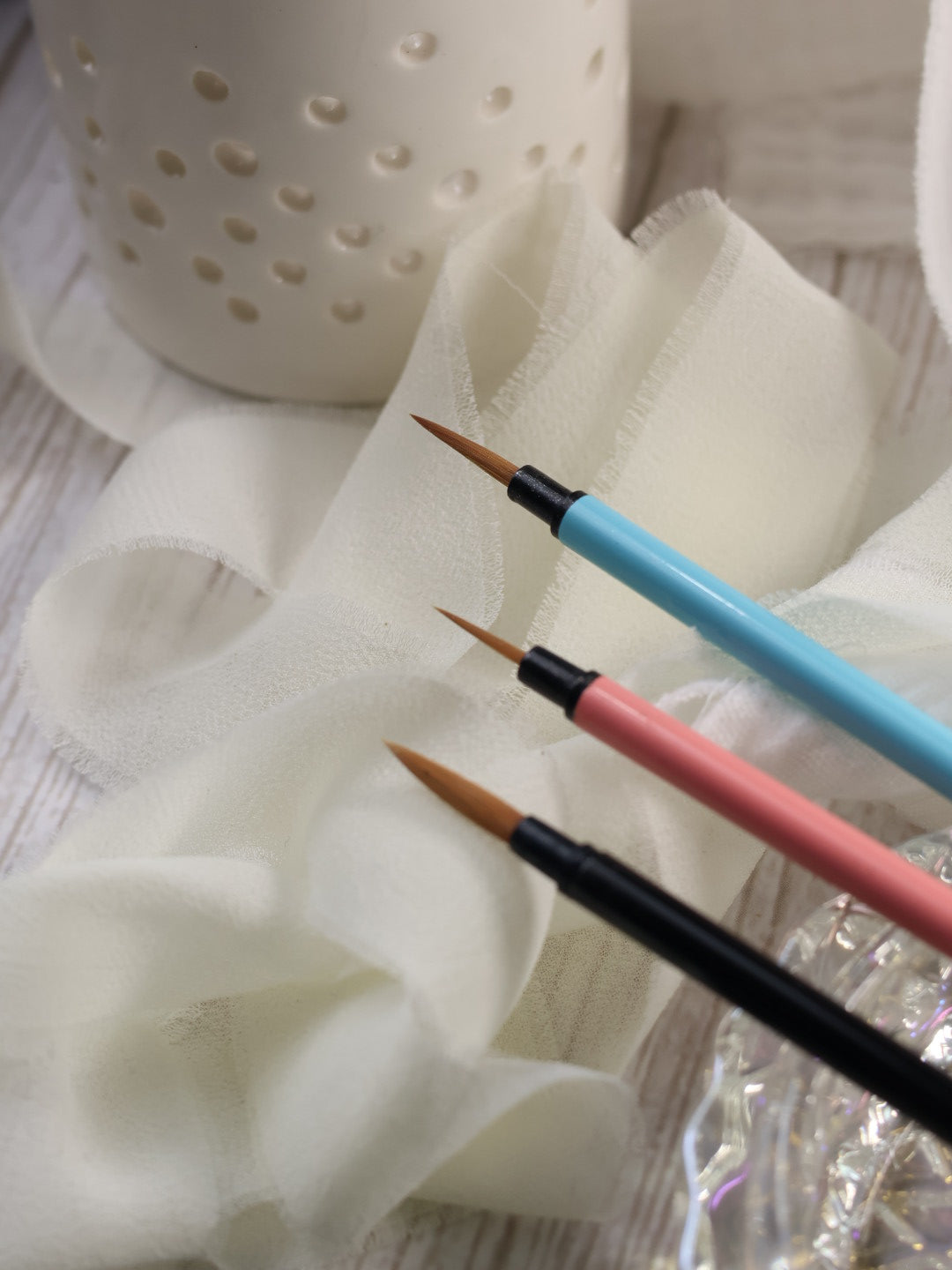 Pack aquarelle débutant – pinceaux et palette pour aquarelle à paillettes