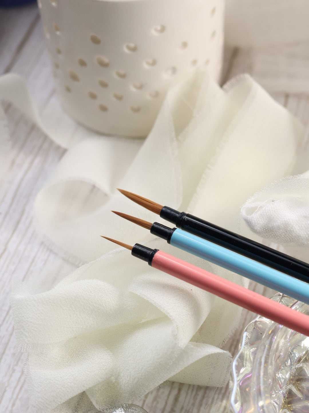 Pack aquarelle débutant – pinceaux et palette pour aquarelle à paillettes