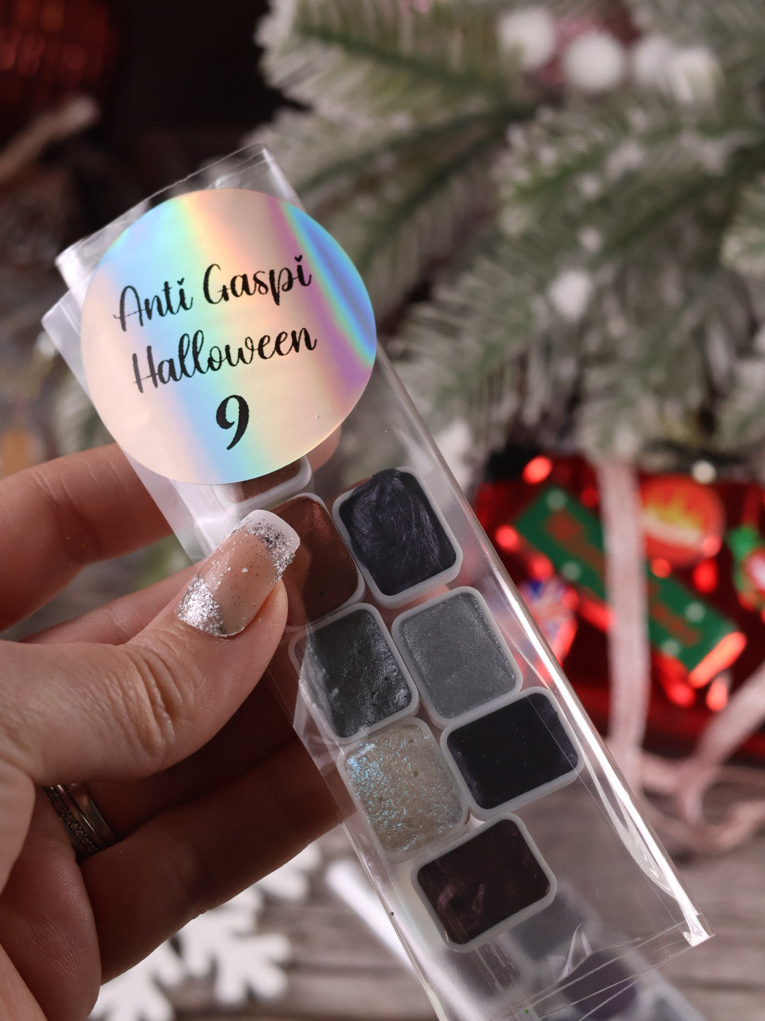 ✨ Les Anti-Gaspi – Lot de godets d’aquarelle imparfaits (Édition Halloween) 🎃