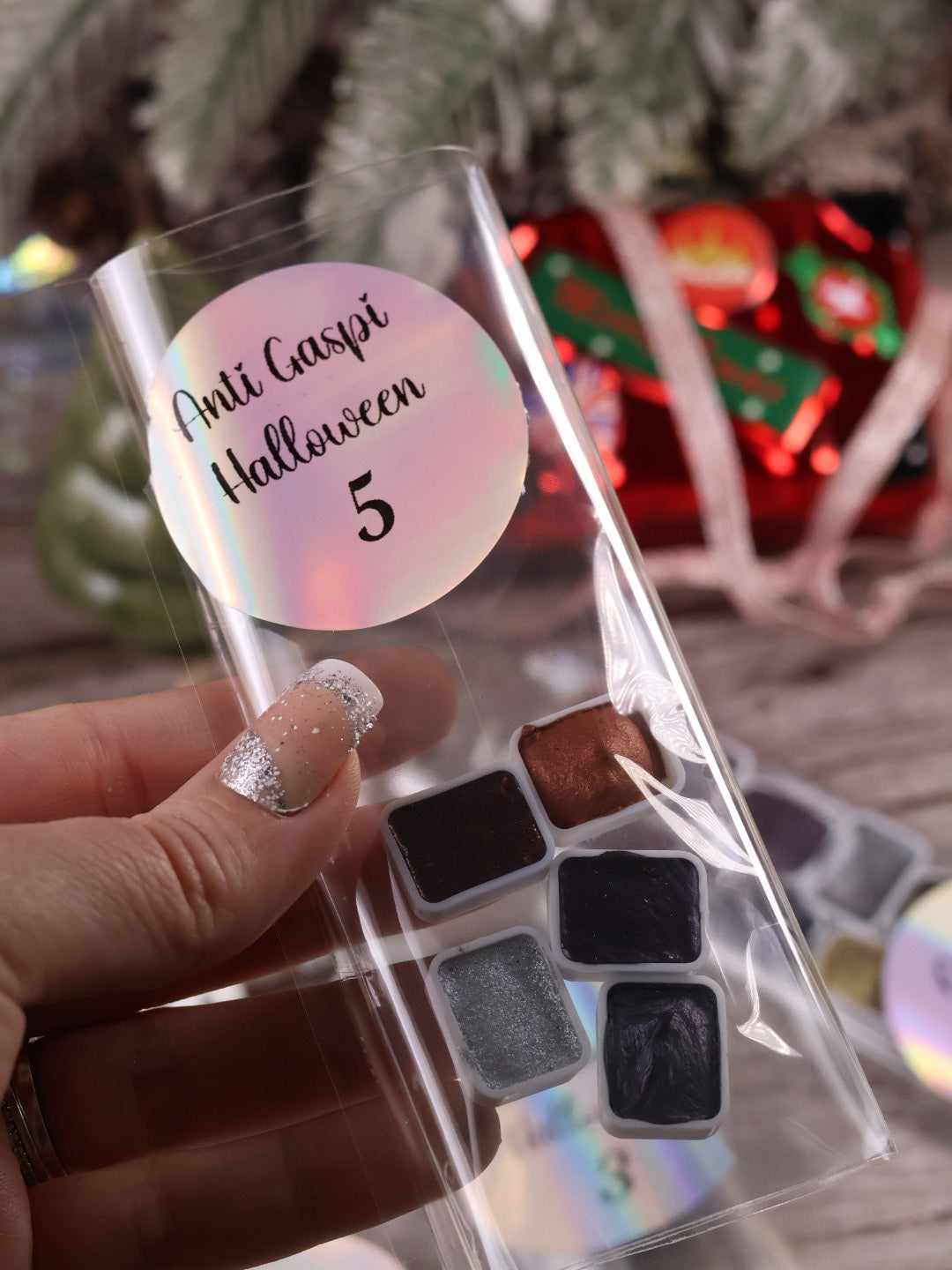 ✨ Les Anti-Gaspi – Lot de godets d’aquarelle imparfaits (Édition Halloween) 🎃